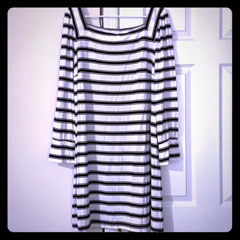 FINAL PRICE 🔥Loft Striped L/S Dress